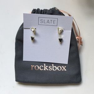 Rocksbox Slate Triangle Earrings